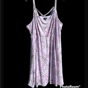 Lilac flower summer dress Torrid Size 4